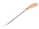Aspergemes gesmeed 44 cm, met houten greep