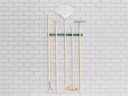 Toolrail Jimmy 75cm rail, inclusief 5 clips