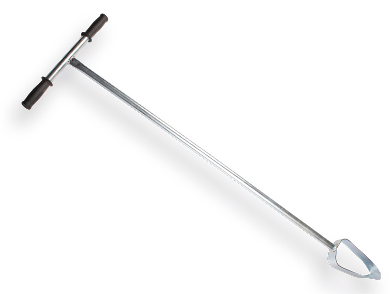 [1020085] Galvanised hole auger 7.5 cm, length 125 cm