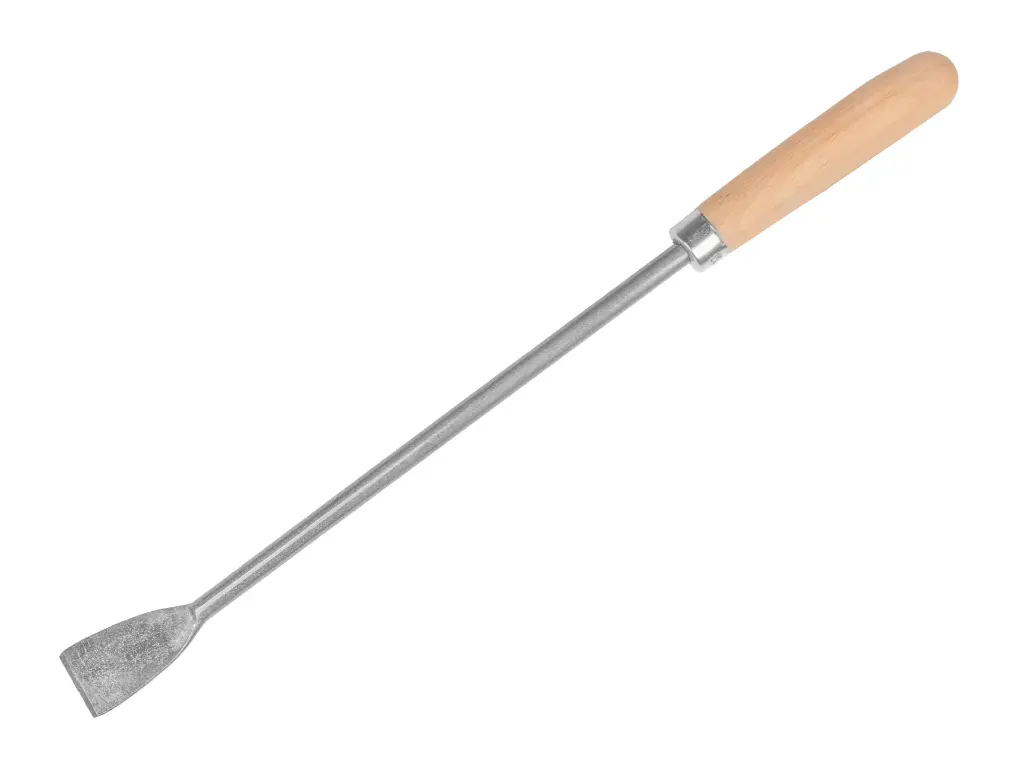 Aspergemes - Onkruidsteker Jimmy gesmeed 44 cm, met ergonomische houten greep