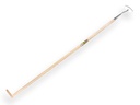 Schuffel rundes Modell verzinkt 14 cm, mit IKAPE-Stiel 160 x 2,8 cm und flaschenförmigem Griff. FSC 100%