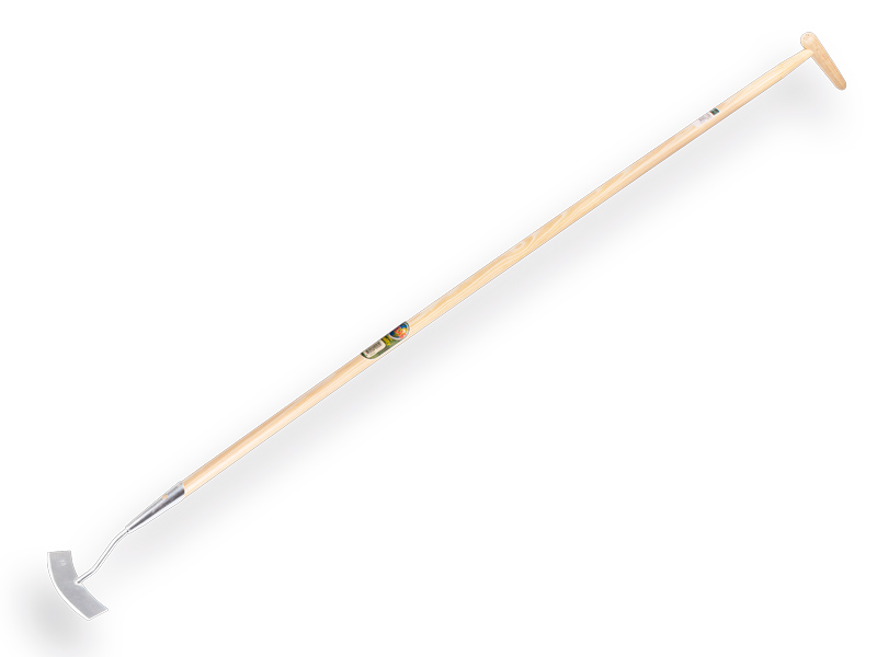 Schuffel rundes Modell verzinkt 18 cm, mit IKAPE Stiel 160 x 2,8 cm und flaschenförmiger Griff. FSC 100%