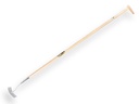 Jimmy Schoffel rond model verzinkt 18 cm, met IKAPE steel 160 x 2,8 cm en flesmodel hilt. FSC 100%