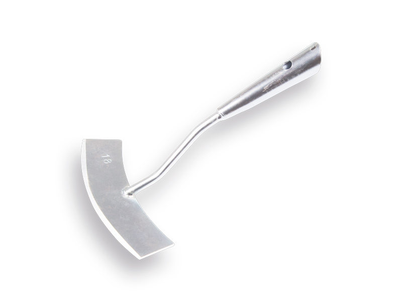 [1302750] Ratissoire modèle rond galvanisée 18 cm, sans manche