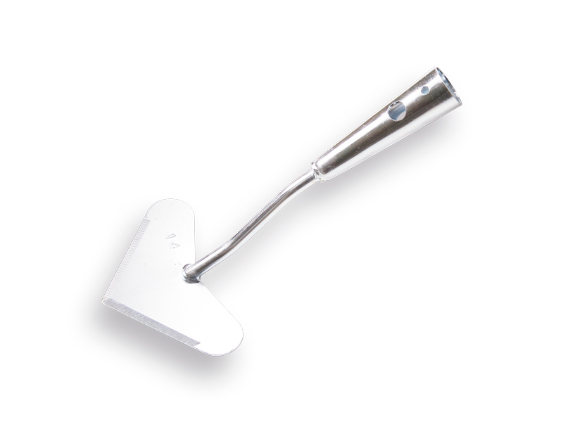 [1302940] Jimmy Dutch hoe heart-shaped model galvanised 14 cm, without handle