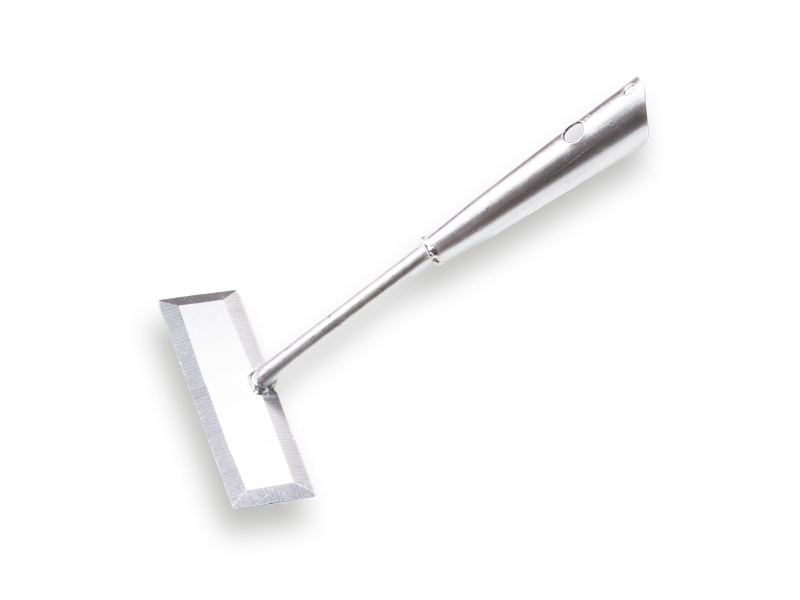 Dutch hoe straight model galvanised 14 cm, without handle