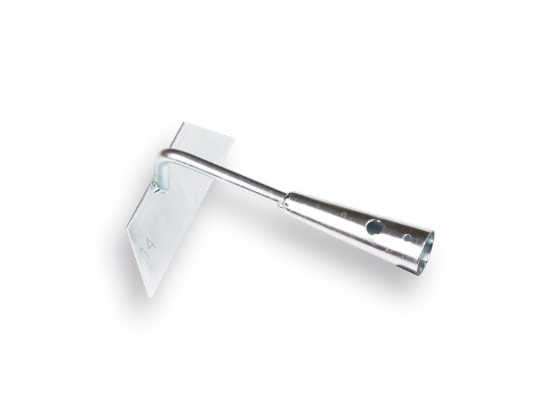 Binette galvanisée 14 cm, sans manche