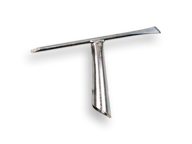 Tile scraper - Grout scraper galvanised, without handle