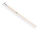 Griffe de jardin pour dalles - Griffe de jardin pour joints galvanisée, avec manche IKAPE 150 x 2,8 cm. FSC 100%