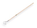Cultivateur 3 dents galvanisées avec manche IKAPE 150 x 2,8 cm. FSC 100 %