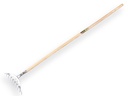 Rose rake galvanised with IKAPE handle 150 x 2.4 cm. FSC 100%