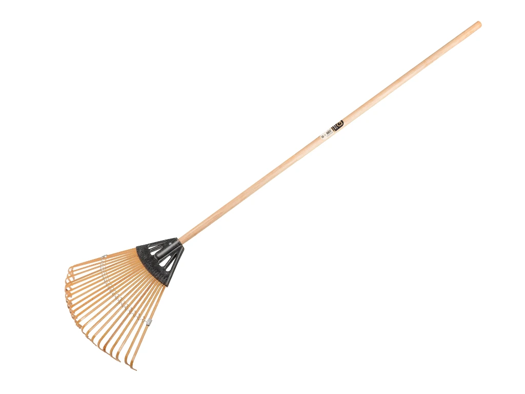 Jimmy bamboo leaf rake 22-tine, with handle 120 x 2.4 cm