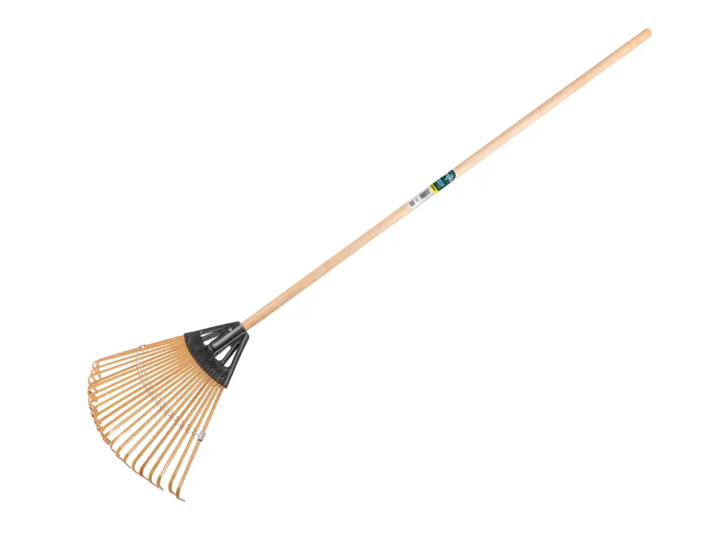 Laubrechen Jimmy Bambus, 22 Zinken, mit TAUARI-Stiel 120 x 2,4 cm