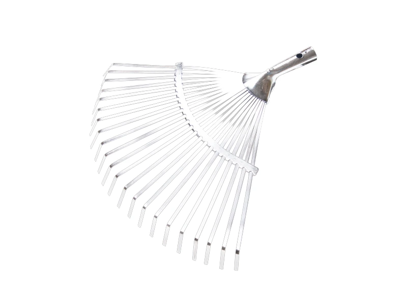 Leaf rake Jimmy galvanised, 22 flat tines, without handle