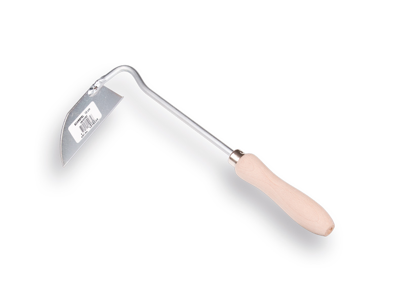 [1319035] Sarcloir à main galvanisé 12 cm avec poignée en bois