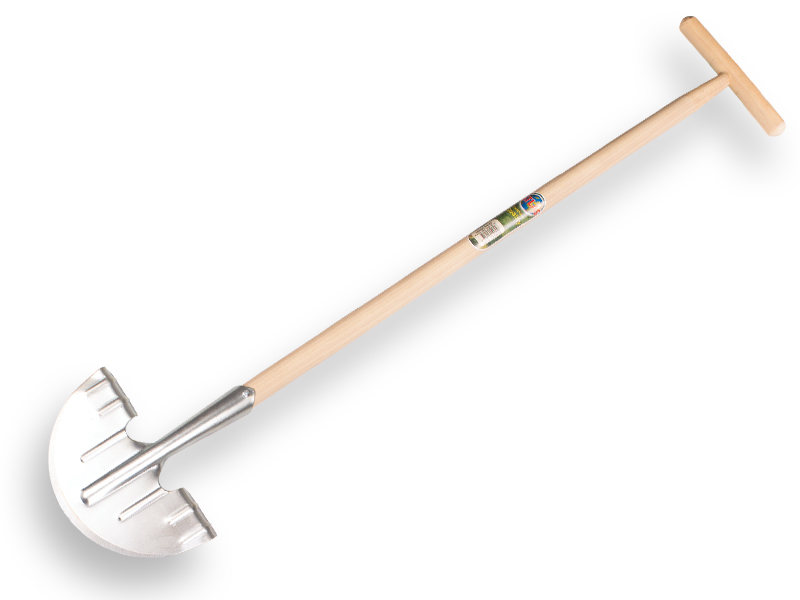 Rasenkantenstecher verzinkt, mit Tritten, Stiel 80 x 2,8 cm und Griff. FSC 100%