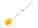 Kinderschöpfchen Jimmy Kids spitz gelb mit Holzstiel