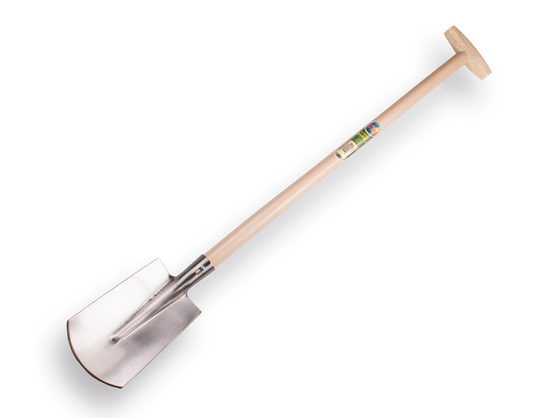 Kinderspaten Junior mit Eschenholz Stiel 75 cm