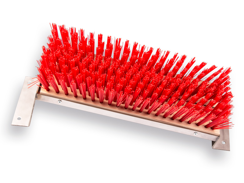 Brosse à bottes SOLIDE grattoir à chaussures acier inoxydable grand avec 2 brosses
