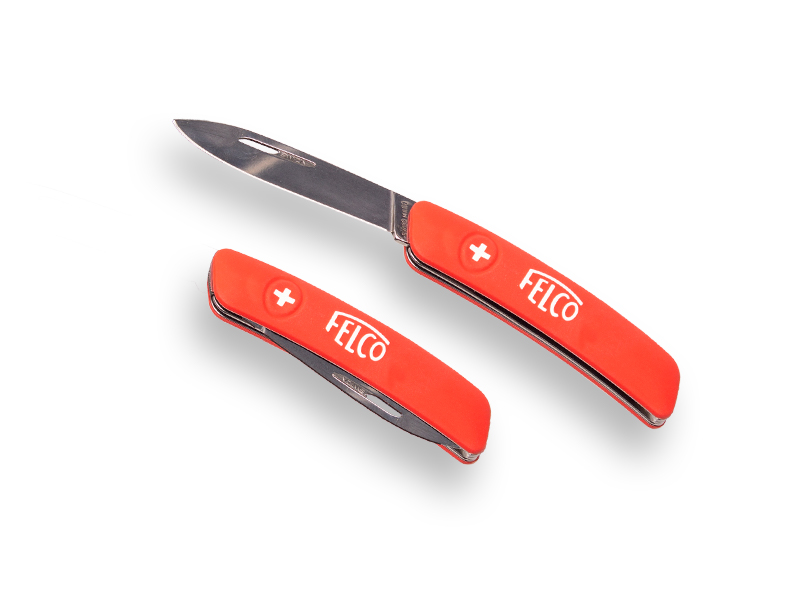 Taschenmesser FELCO 500, 3 Funktionen, Länge 95 mm, mit „Soft-Touch“-Griff