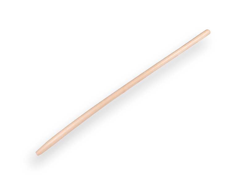 [320220] Schaufelstiel Import Buche 130 cm gebogen