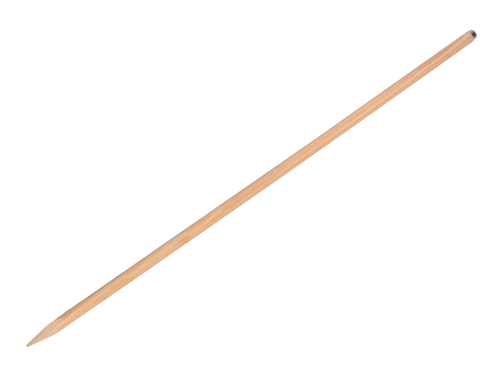 [547156] Windschutzstab IKAPE 130 x 2,8 cm mit Ring, vierseitig zugespitzt. FSC 100%
