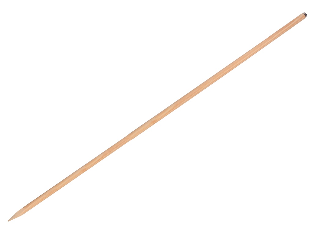 Windbreak pole IKAPE 160 x 2.8 cm with ring, four-sided pointed. FSC 100%