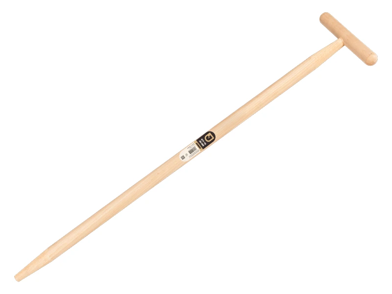 Lawn edger handle Jimmy 85 cm with grip, for galvanised lawn edger (1319055). FSC 100%
