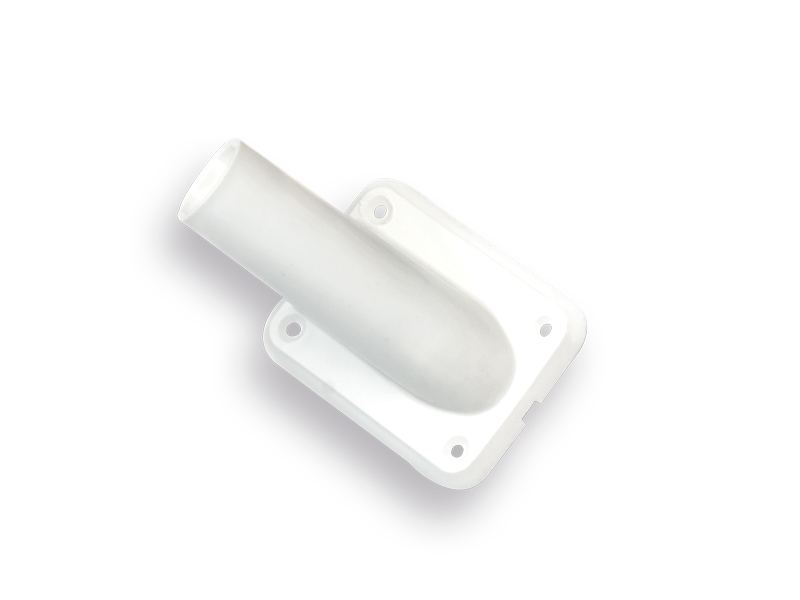 Plastic flagpole holder