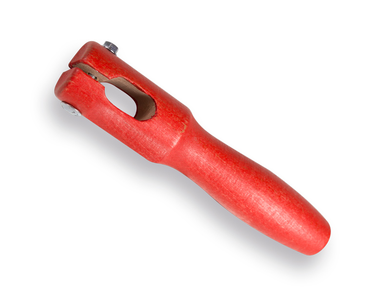 [651120] Poignée centrale pour manche de faux courbé, trou ovale