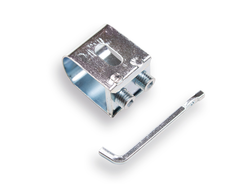 Zeisring groot 40 x 35 mm met sleutel, voor sloothaaksteel