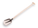 Jimmy pelle 1/4 000 avec PE bois de frêne manche de pelle 110 cm courbé