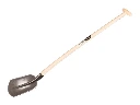 Pelle Jimmy 1/4 00 avec manche de pelle en bois de frêne 110 cm courbé
