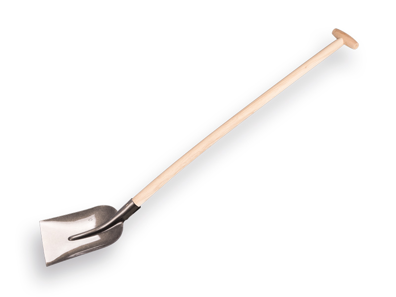 AKTION Betonschaufel 1/2 0 mit Eschenholz Schaufelstiel 110 cm gebogen