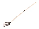Betonschaufel Jimmy 1/2 0 mit Eschenholz Schaufelstiel 130 cm gebogen