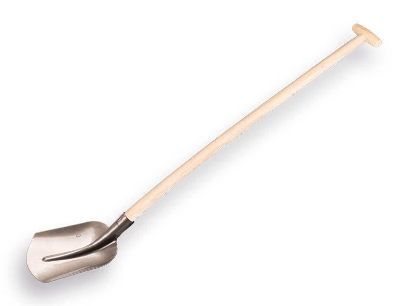Jimmy Holländer Sandschaufel 3/4 0 mit PE Eschenholz Schaufelstiel 110 cm gebogen