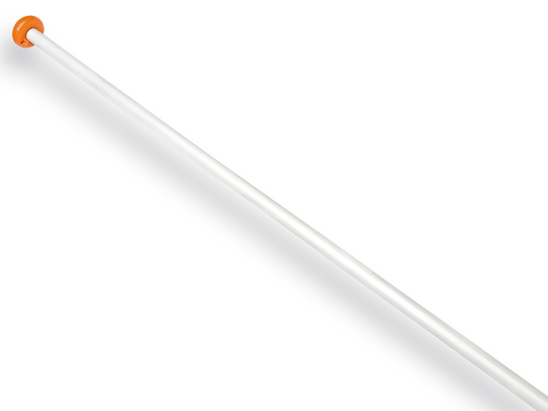 Flaggenstange 200 x 2,8 cm kunststoffbeschichtet (oranger Knopf wird lose mitgeliefert)