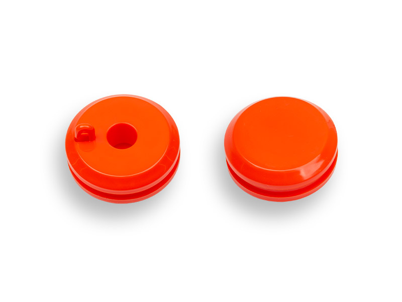 Knopf orange für Fahnenstange