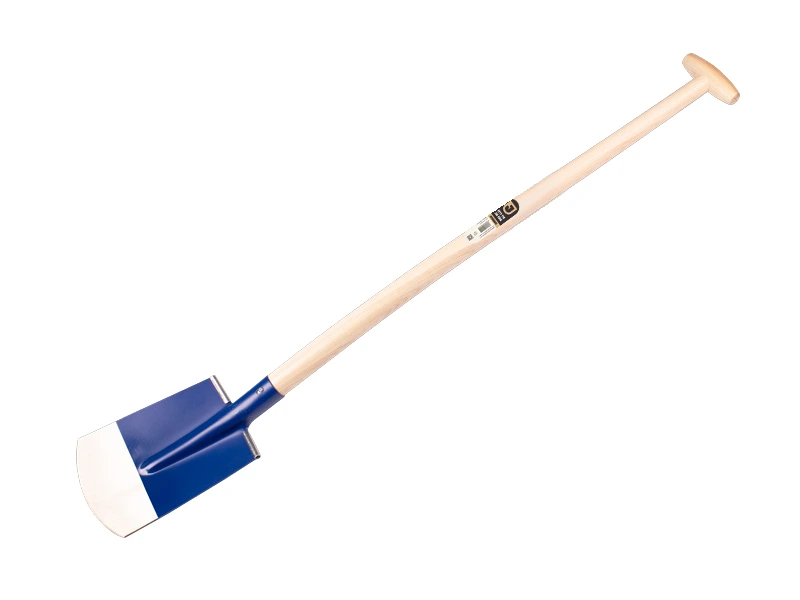 [820850] Bêche hobby Jimmy bleu, REPOSE-PIEDS RONDS, avec manche de pelle 85 cm courbé, FSC 100%