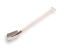 Jimmy Spaten mit Tülle mit PE Eschenholz Schaufelstiel 90 cm gebogen