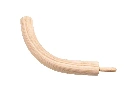 Lower handle (right) for wooden scythe snath