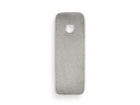 Stahlplatte 10 x 3,2 cm, zur Montage der Sense an Holzstiel
