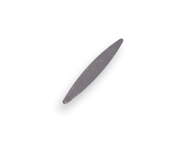 [920230] Scythe whetstone oval 23 cm, fine grit, in blister packaging