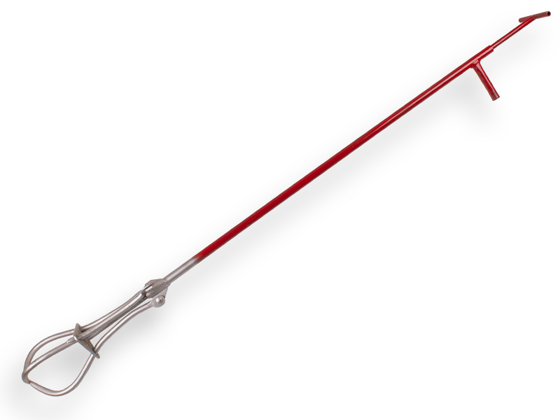 E915 Gully scoop three-tine, handle 150 cm