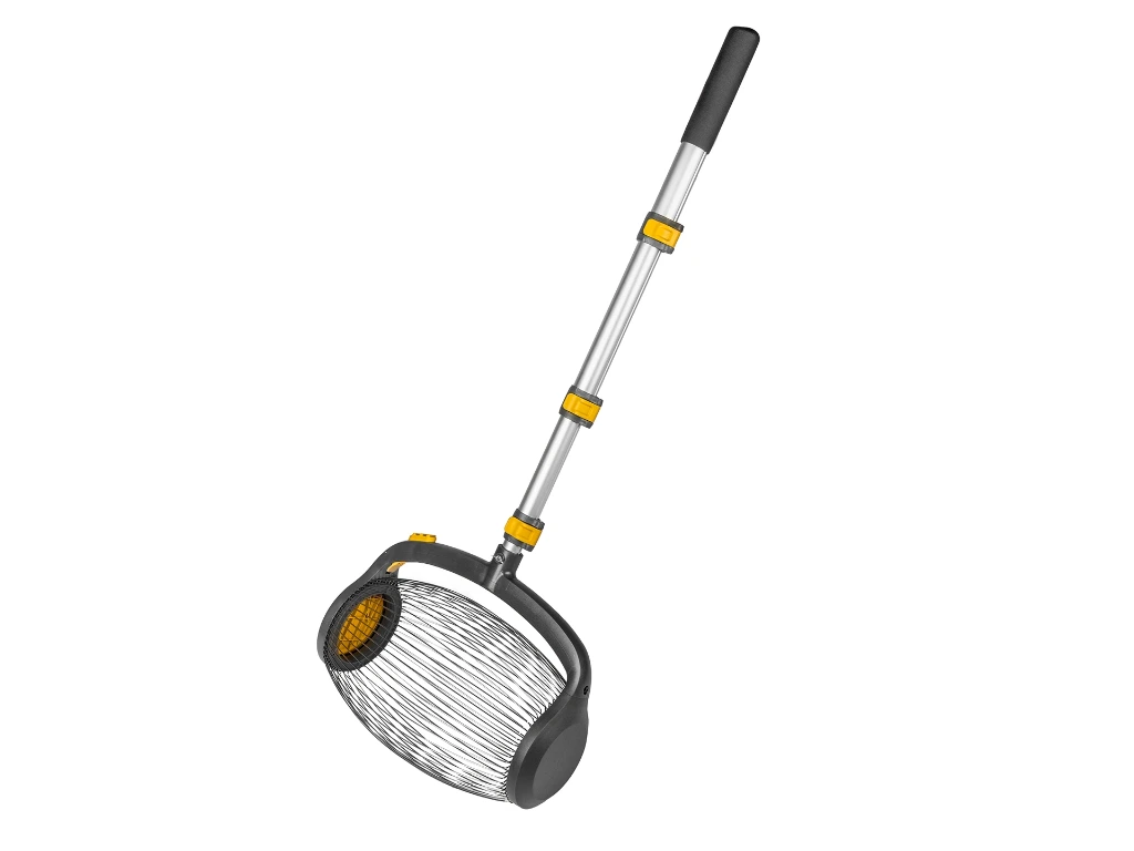 Nut collector - Fruit collector Jimmy, with click-open hatch and telescopic handle 39 - 110 cm