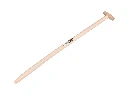 Shovel handle Jimmy ash wood 100 cm bent