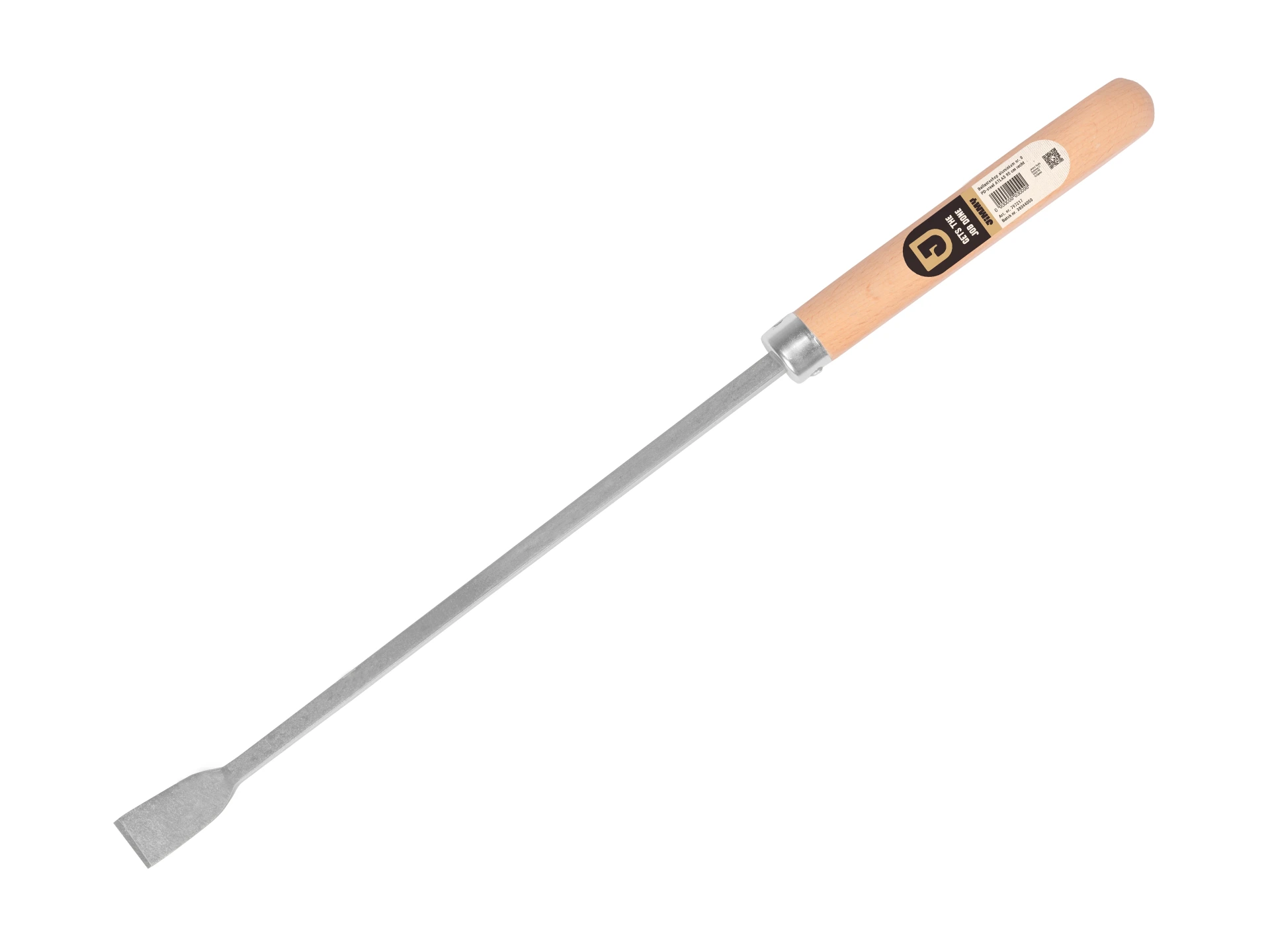 Spargelmesser - Unkrautstecher Jimmy vierkant geschmiedet 46 cm, mit ergonomischem Holzgriff