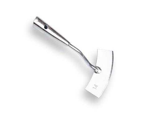 [1302550] Schoffel rond model verzinkt 14 cm, zonder steel