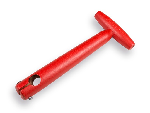 [651300] Upper handle with knob for straight scythe snath, round hole