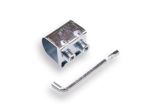 [920205] Anneau de faux petit 35 x 30 mm avec clé, pour manche de faux métallique